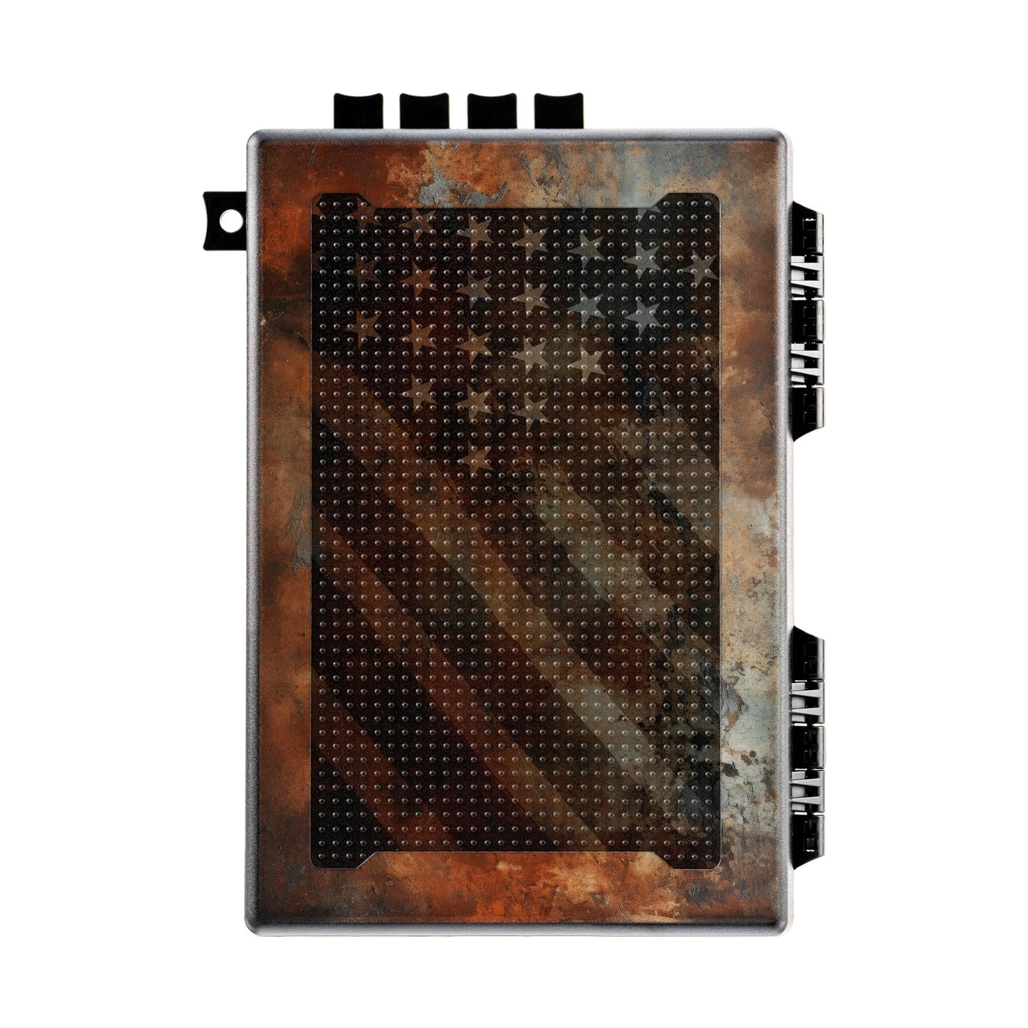 StopBox rustic flag secure lockbox with mechanical entry system – front view