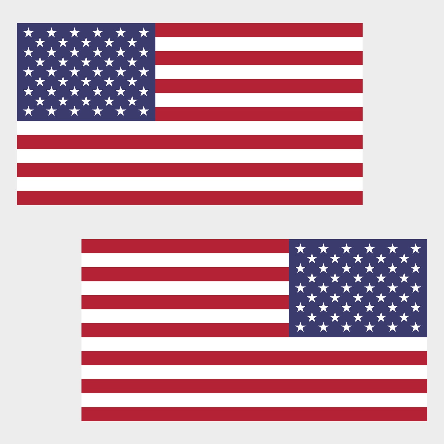 USA Flag Vehicle Magnet 2PK