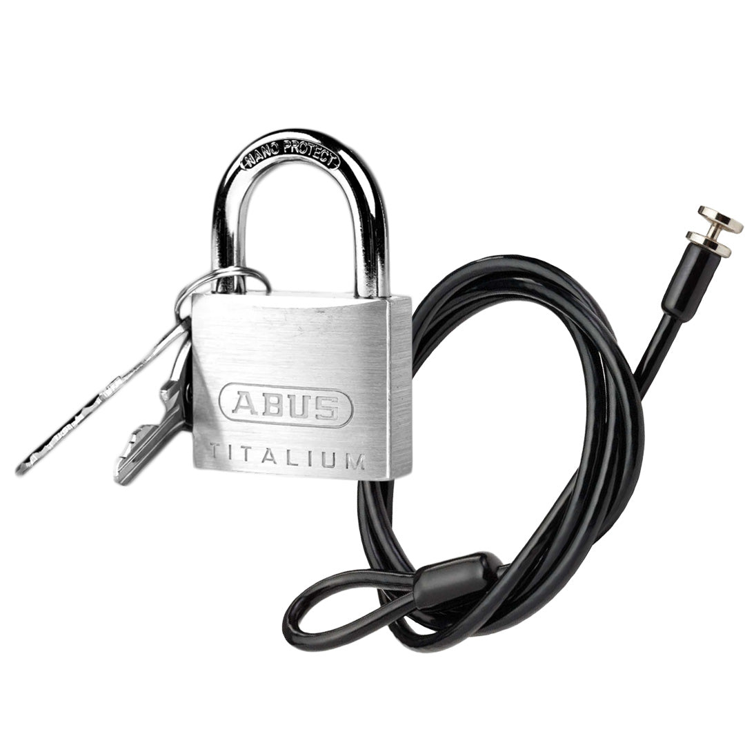 SECURITY CABLE + PADLOCK