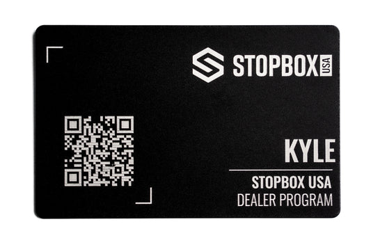 StopBox Metal Card