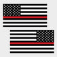 USA Flag Vehicle Magnet 2PK