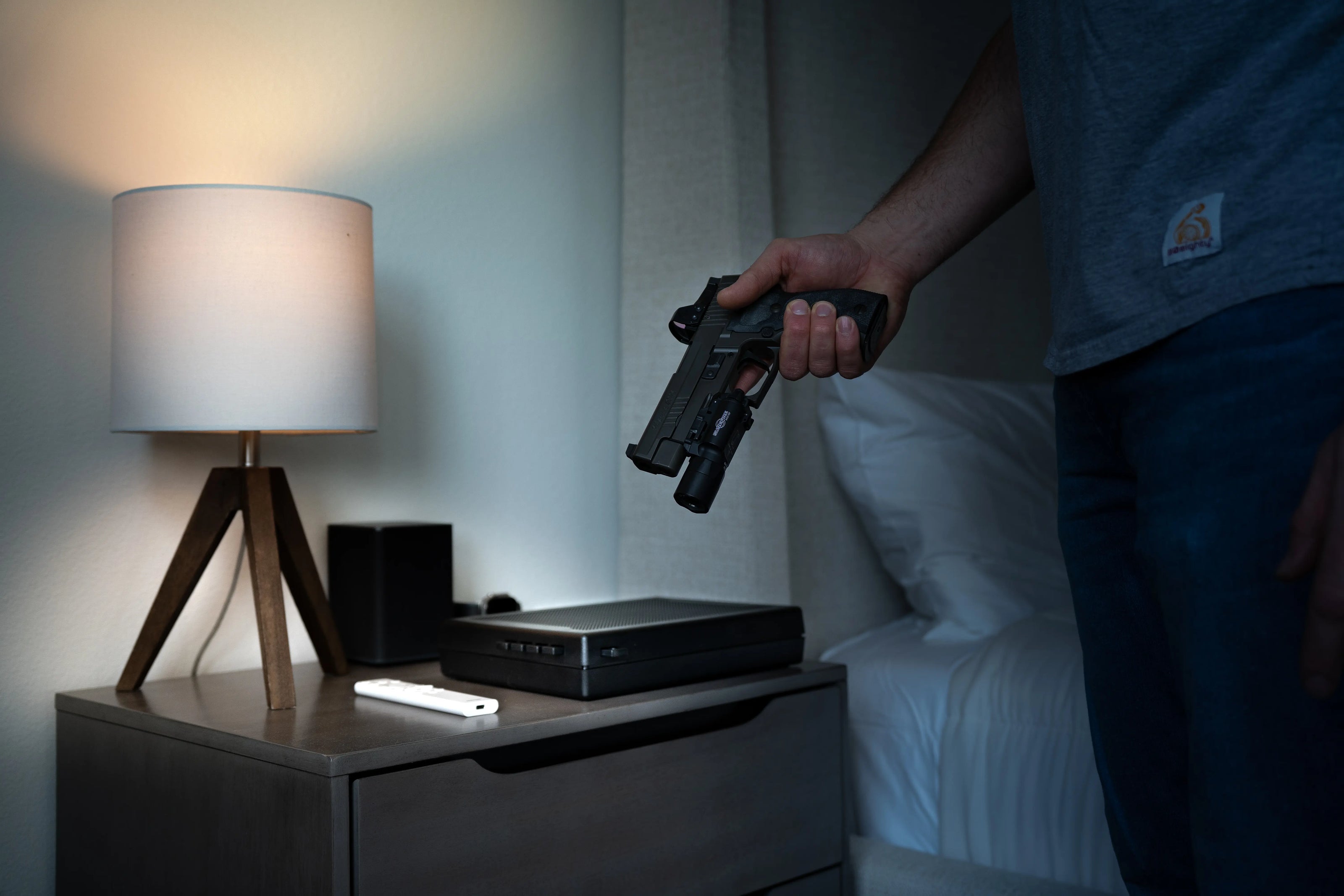 SB On Nightstand at Night with Gun_v2.webp